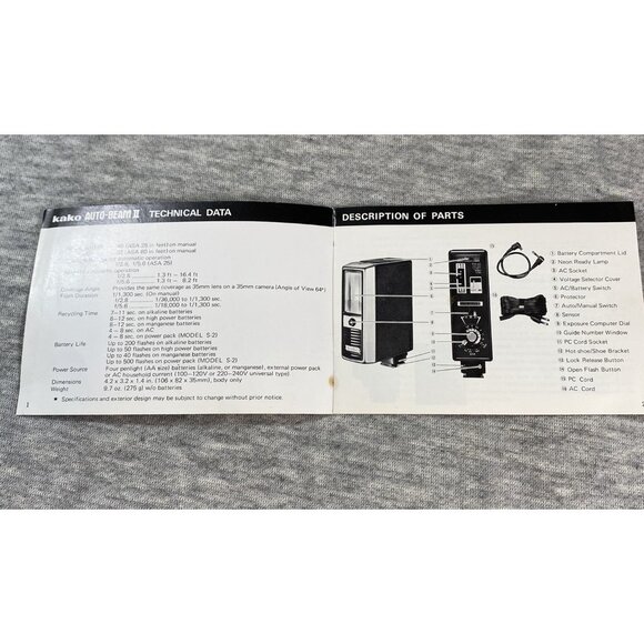 Kako Auto-Beam II Instruction Book Paperback - Picture 2 of 8